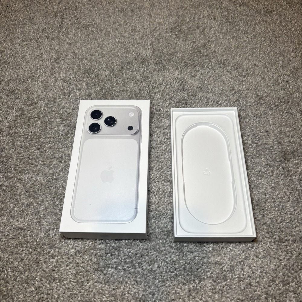 Original Apple iPhone 17 Pro Max EMPTY BOX ONLY – Silver 256GB (NO PHONE)